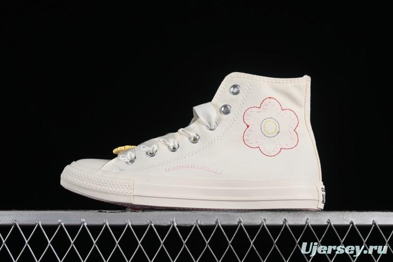 Converse All Star Retro Daisy Floral High Top Casual Sneakers - A05195C