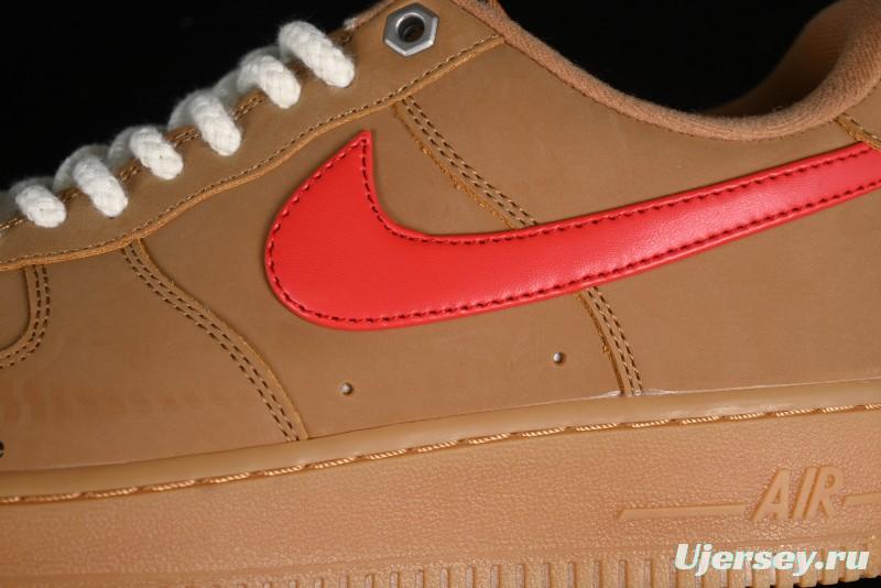 Nike Air Force 1 '07 Low Wheat Color Low-Top Sneakers - FZ7372-300