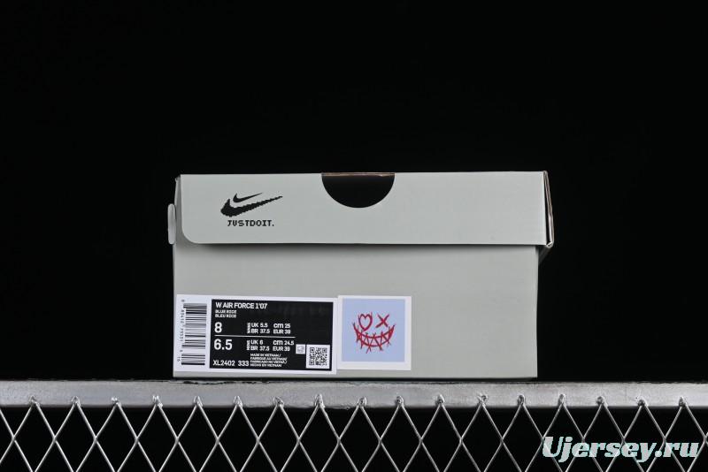 Nike Air Force 1'07 Low "Joker Red" Clown Red Custom Casual Sneakers