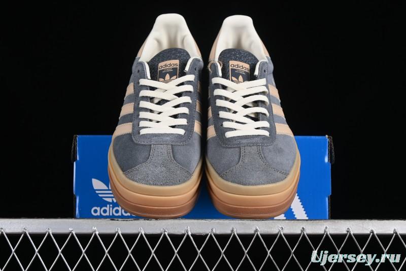 Adidas Originals Gazelle Bold IE0428 Low-Top Sneakers with Thick Sole for Casual Wear Anti-Slip and Durable - IE0428