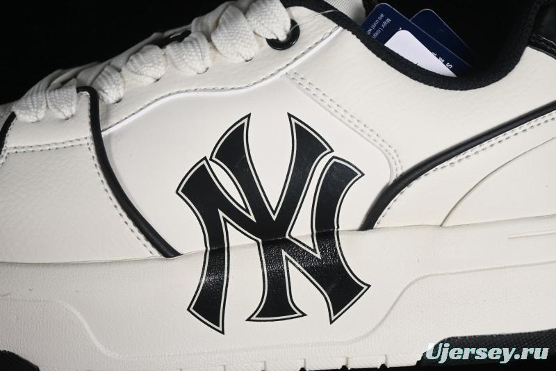 New York Yankees Chunky Liner Basic Thick Sole Platform Sneakers with 6cm Height Increase - 3ASXCA12N50WHS