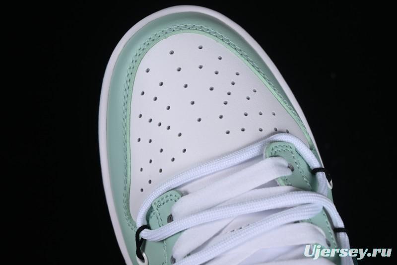 Nike SB Dunk Low White Green Skateboarding Shoes - FD9911-101