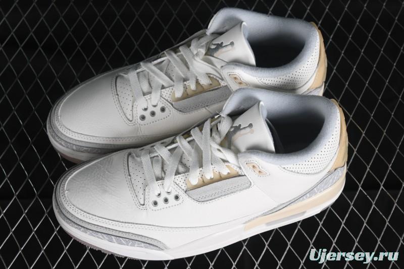 Nike Air Jordan 3 Retro Craft Ivory Sneakers - FJ9479-100