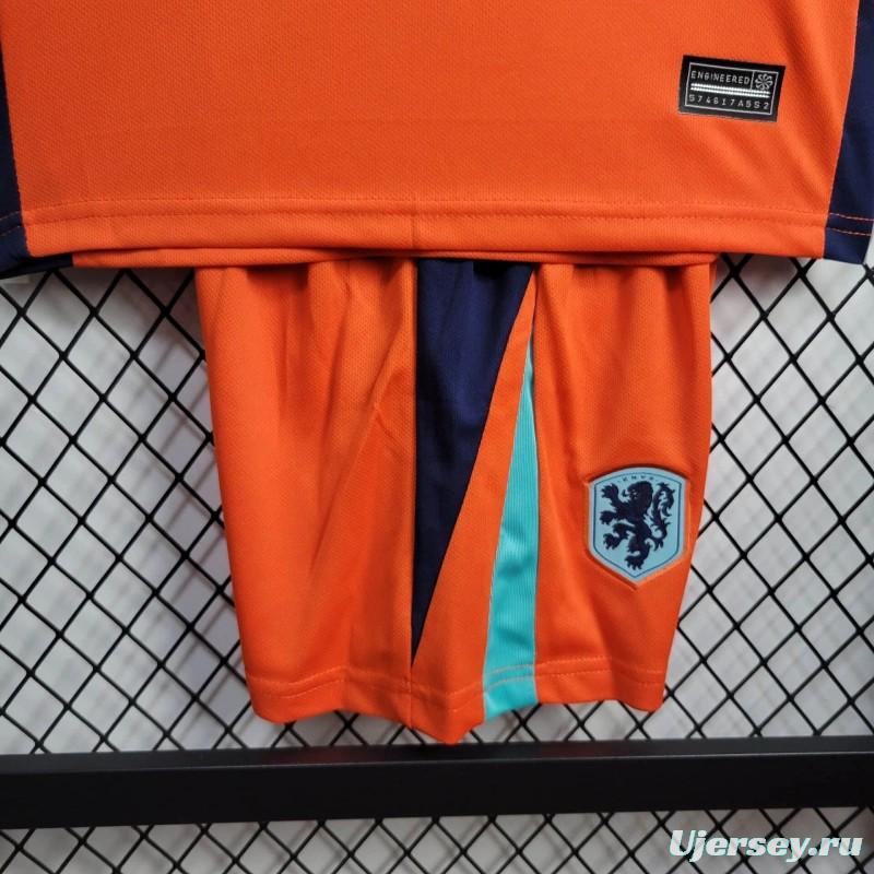 2024 KIDS Netherlands Home Jersey