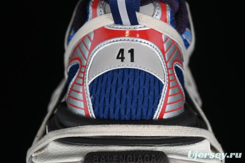 Balenciaga Phantom Sneaker 10th Generation Lace-Up Running Shoes with Transparent Heel Strap - W3XLL0525