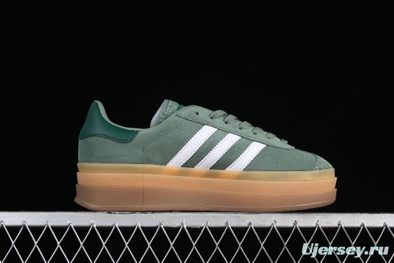 Adidas Originals Gazelle Bold ID6998 Low-Top Sneakers with Thick Sole for Casual Wear, Slip-Resistant and Durable