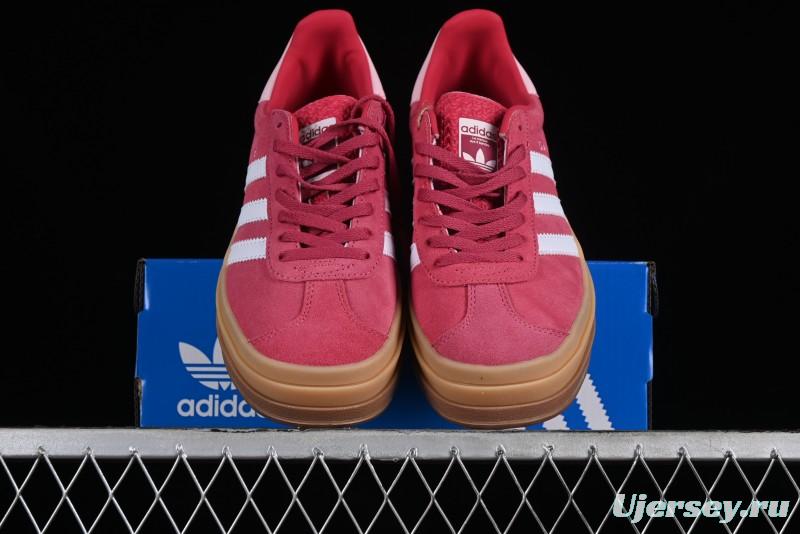 Adidas Originals Gazelle Bold Low-Top Sneakers with Thick Sole for Anti-Slip and Durability - ID6997