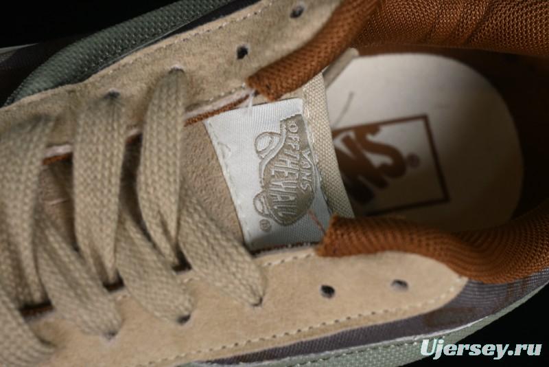 Vans Classics Knu Skool Desert Gray Green Chunky Tongue Bread Shoes - VN0007QC0WD