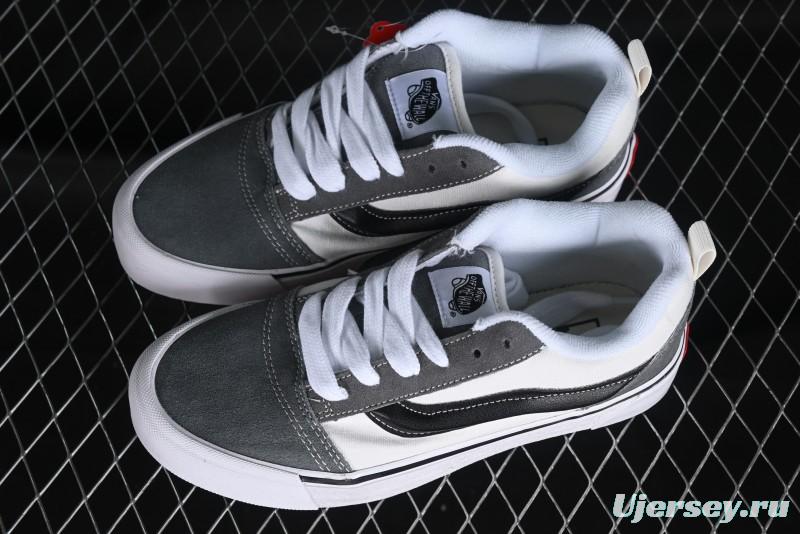 Vans Classics Knu Skool Retro Skate Shoes with Checkerboard Design - VN0009QC6PA