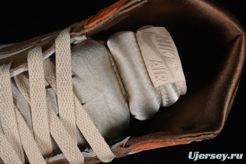 Nike Air Jordan 1 High OG Basketball Shoes in Dusted Clay & Dune Colorway - FQ2941-200