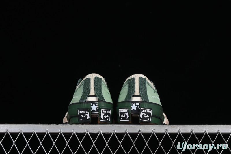 Feng Chen Wang Converse Chuck 70 Low Unisex Deconstructed Canvas Sneakers - A07636C