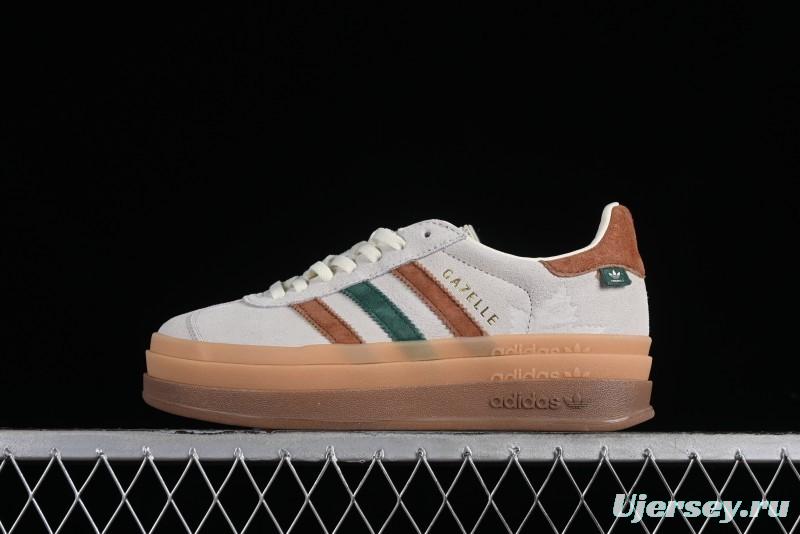 Adidas Originals Gazelle Bold IG3685 Low-Top Sneakers with Thick Sole for Casual Wear Anti-Slip and Durable - IG3685