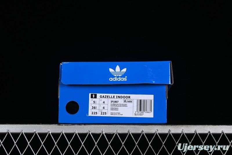 Adidas Originals Gazelle Indoor IF1807 Retro Casual Anti-Slip Wear-Resistant Low-Top Sneakers - IF1807
