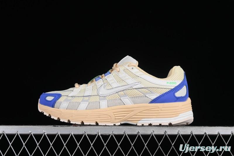 Nike P-6000 Retro Casual Sneakers with Layered Design and Ultra-Lightweight Body - FJ5443-113