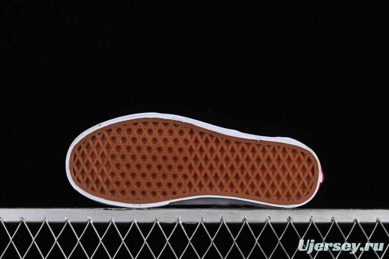 Vans Authentic Golden Coast Classic Checkerboard Slip-On Canvas Shoes - VN0A4BV4R6R