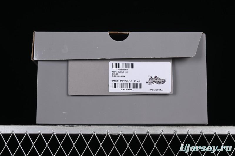 Balenciaga Phantom Sneaker 10th Generation Lace-Up Running Shoes with Transparent Heel Strap - W3XL51269