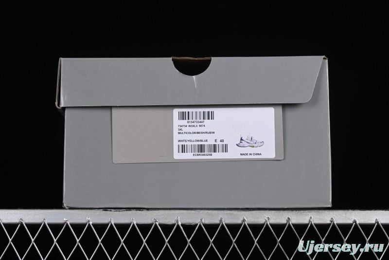 Balenciaga Phantom Sneaker Ten-Generation Trend Running Shoes with Transparent Heel Strap - W3XL59074