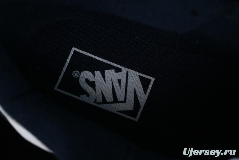 Vans Classics Knu Skool Patchwork Letter Lace-Up Chunky Tongue Platform Sneakers - VN0009QCBLK