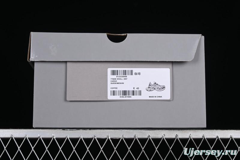 Balenciaga Phantom Sneaker 10th Generation Lace-Up Running Shoes with Transparent Heel Strap - W3XLL2097