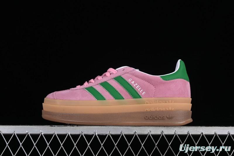 Adidas Originals Gazelle Bold Low-Top Sneakers with Thick Sole for Casual Wear - IE0420