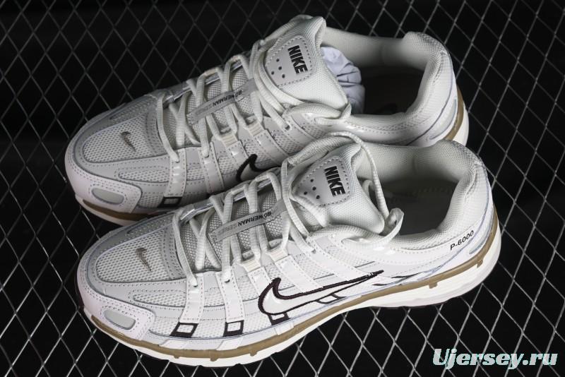 Nike P-6000 Retro Casual Sport Dad Shoes with Layered Design and Lightweight Body - HF0728-201
