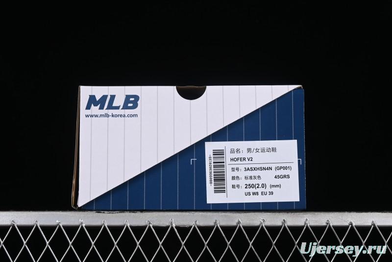 MLB NY HOFER Casual Sneakers with 6cm Height Increase and High Elastic MD Sole - 3ASXHSN4N45GRS