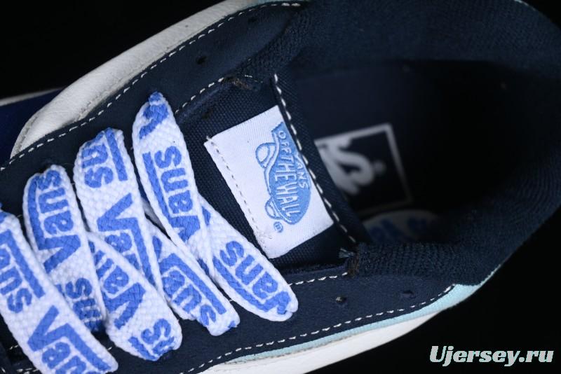 Vans Classics Knu Skool Patchwork Letter Lace-Up Chunky Tongue Platform Sneakers - VN0009QCBLK