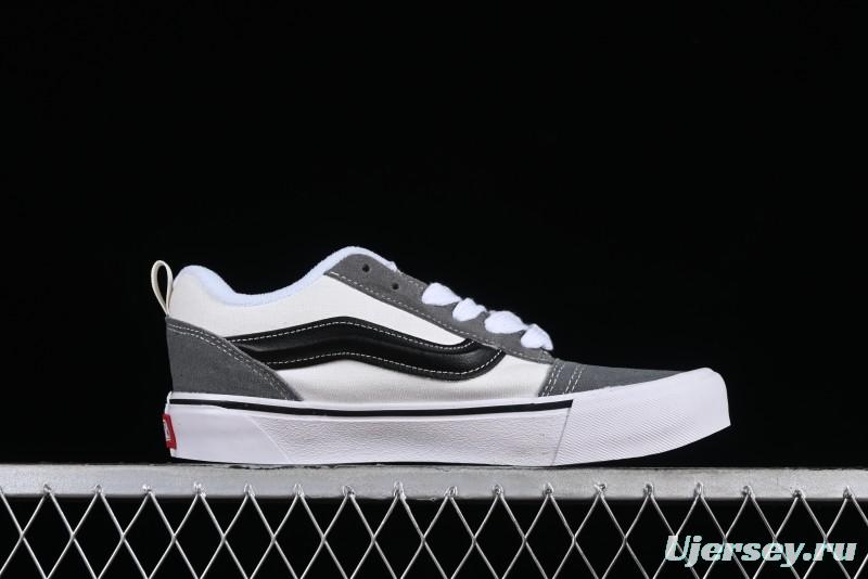 Vans Classics Knu Skool Retro Skate Shoes with Checkerboard Design - VN0009QC6PA