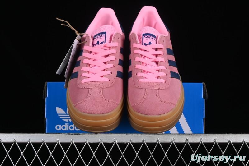 Adidas Originals Gazelle Bold H06122 Low-Top Sneakers with Thick Sole for Casual Wear, Slip-Resistant and Durable