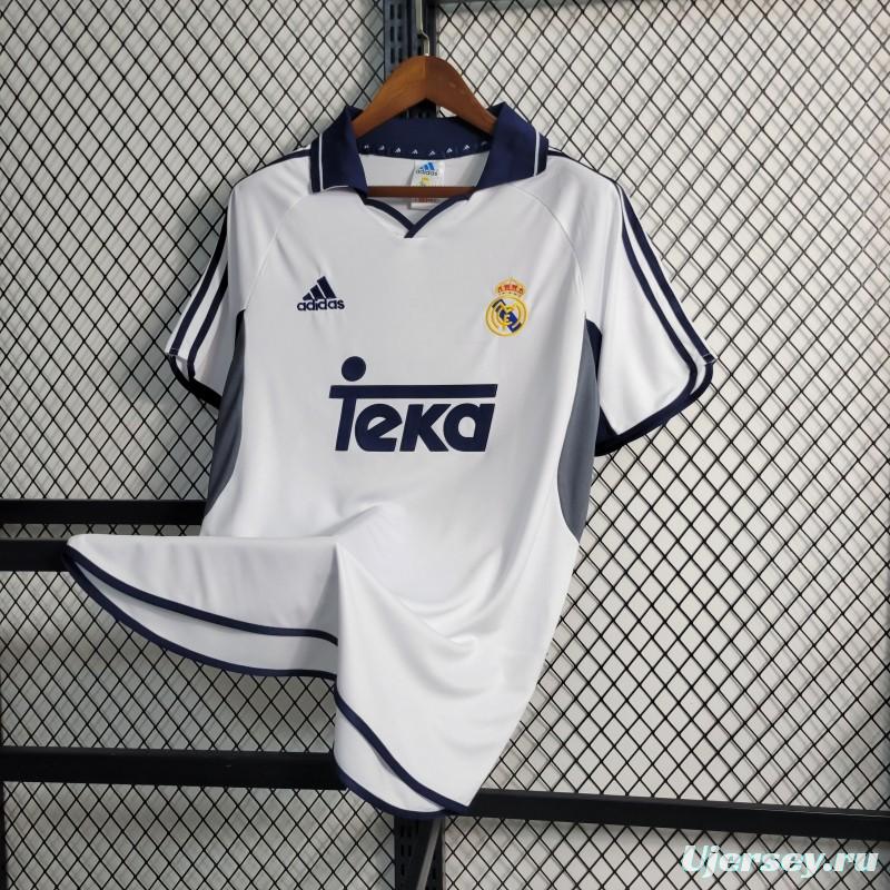 Retro 00/01 Real Madrid Home Jersey