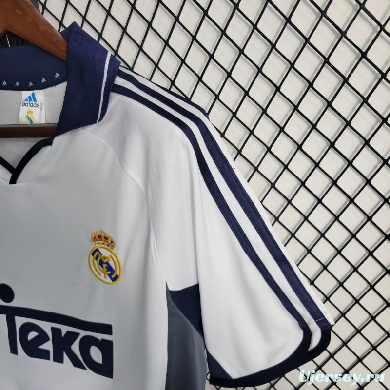 Retro 00/01 Real Madrid Home Jersey