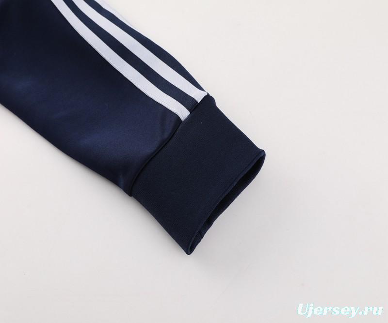 24/25 Adidas Original Navy Full Zipper Jacket +Long Pants