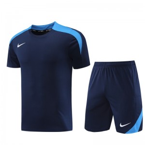 24/25 Nike Navy/Blue Short Sleeve Jersey+Shorts