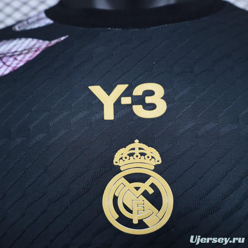 Player Version 2024 Real Madrid x Y3 Black Special Jersey