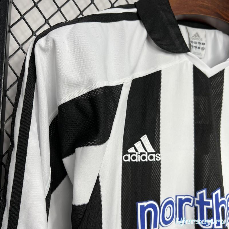 Retro 03/05 Newcastle United Home Long Sleeve Jersey