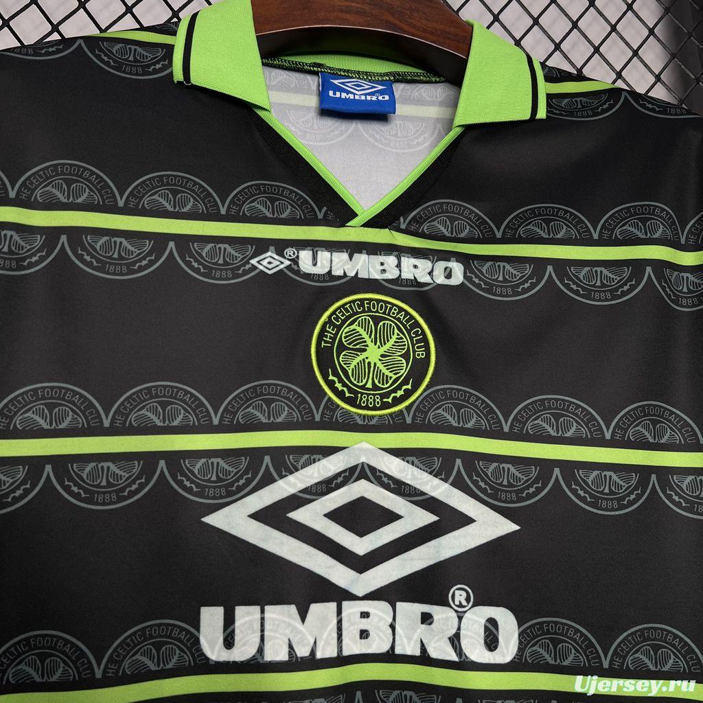 Retro 98/99 Celtic Away Black Jersey