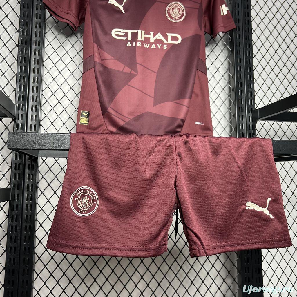 24/25 Kids Manchester City Third Jersey