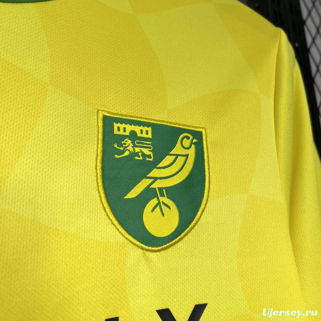 24/25 Norwich City F.C. Home Jersey
