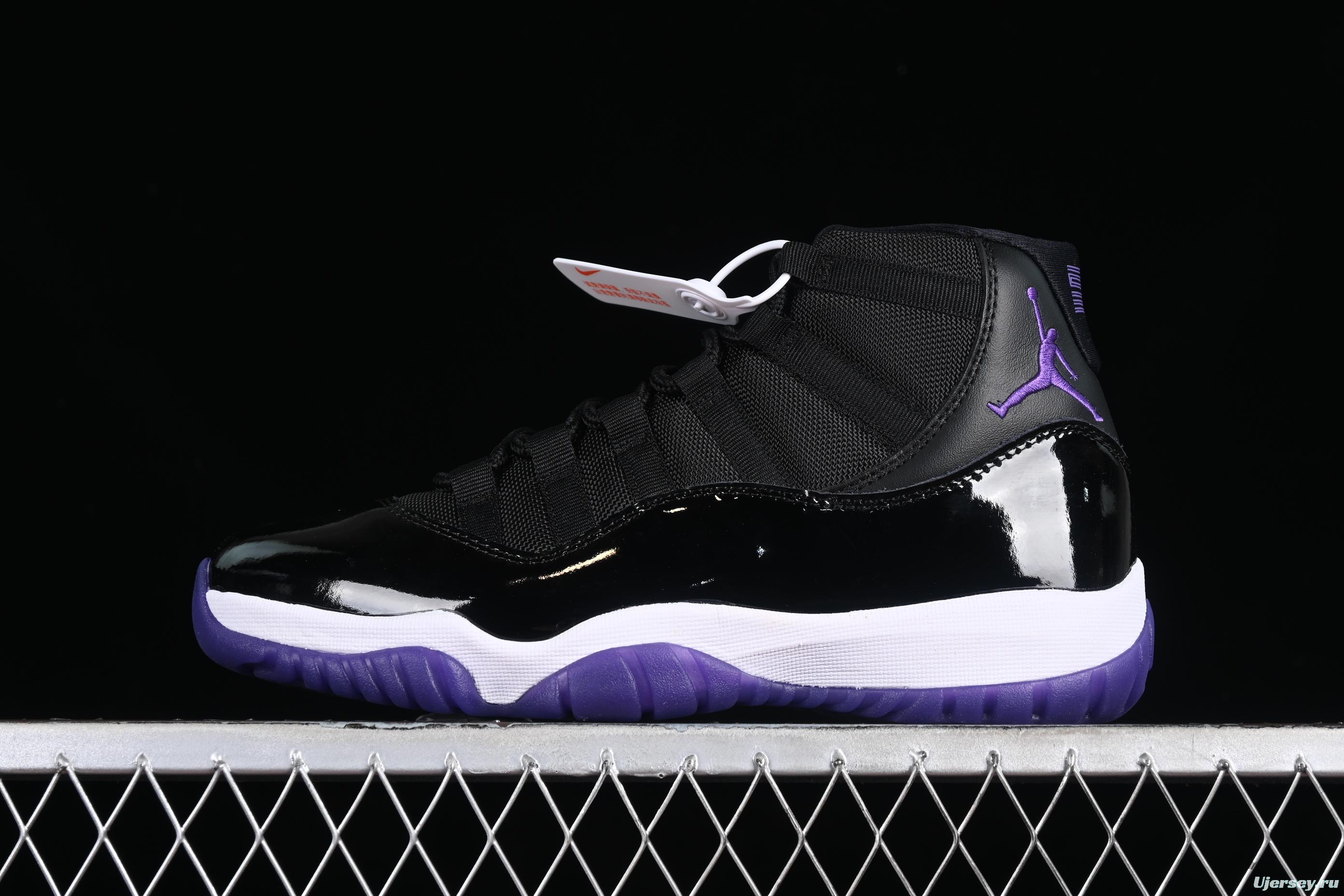 Nike Air Jordan 11 Retro Basketball Shoes with Patent Leather and Carbon Fiber Plate - CT8812-999