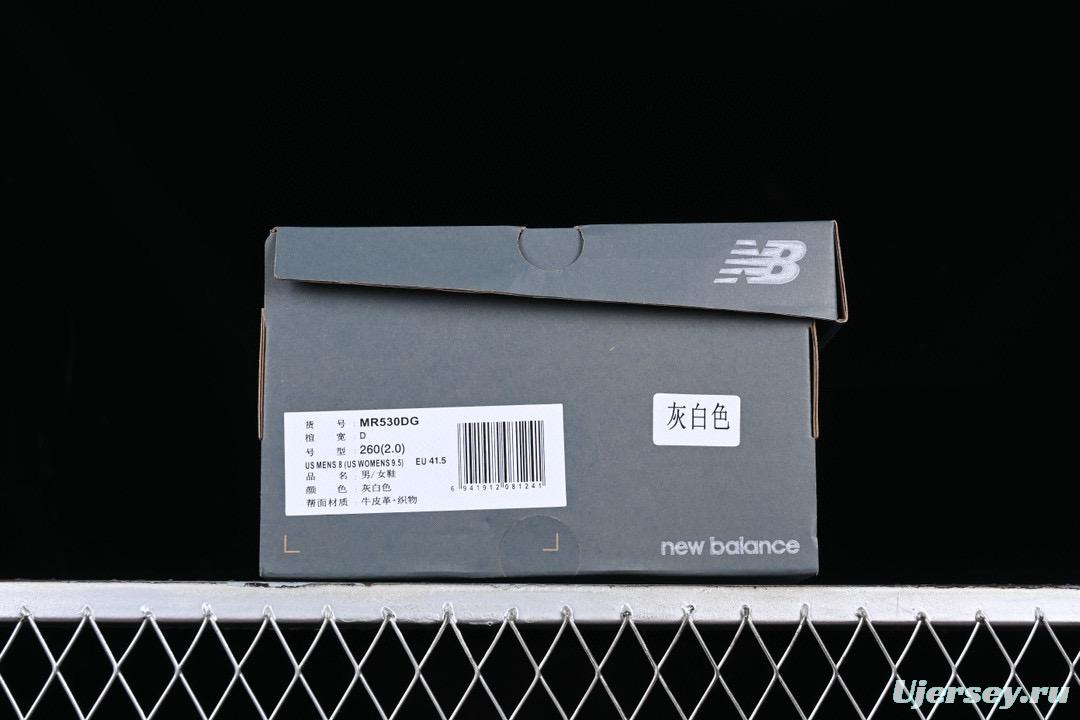 New Balance 530 Series Leather Distressed Retro Casual Running Shoes - MR530DG