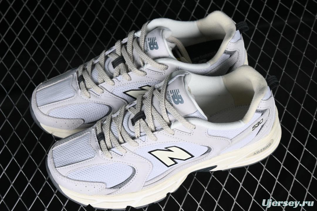 New Balance 530 Series Leather Distressed Retro Casual Running Shoes - MR530DG