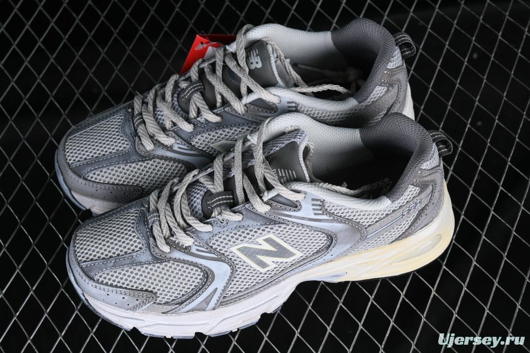 New Balance 530 Series Leather Distressed Retro Casual Running Shoes - MR530TG