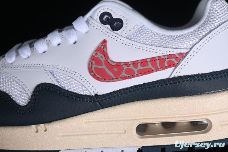 Nike Air Max 1 Premium Retro Running Shoes with Half-Sole Air Cushion - DH1348-146