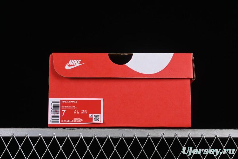Nike Air Max 1 Premium Retro Running Shoes with Half-Sole Air Cushion - DH1348-146