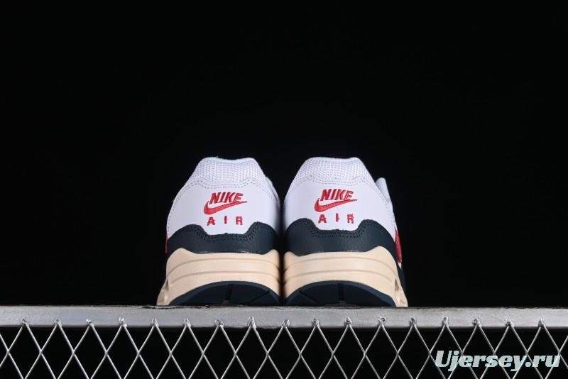 Nike Air Max 1 Premium Retro Running Shoes with Half-Sole Air Cushion - DH1348-146