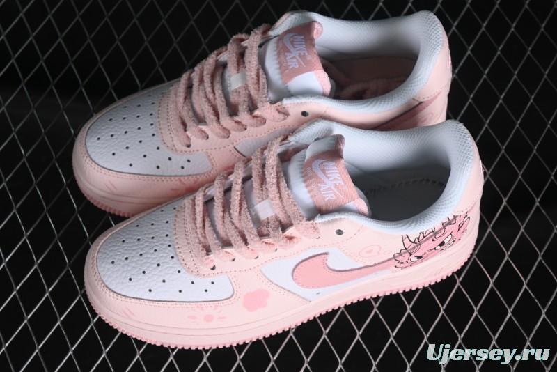 Nike Air Force 1 '07 Low Steam Puppet CNY Year of the Dragon Limited Edition Long Long Stack Socks Cute Style Low-Top Casual Sneakers - CT3839-107