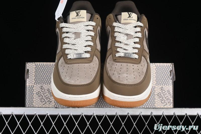 Nike Air Force 1 '07 Low LV Collaboration - Light Brown Casual Sneakers - BA8806-224