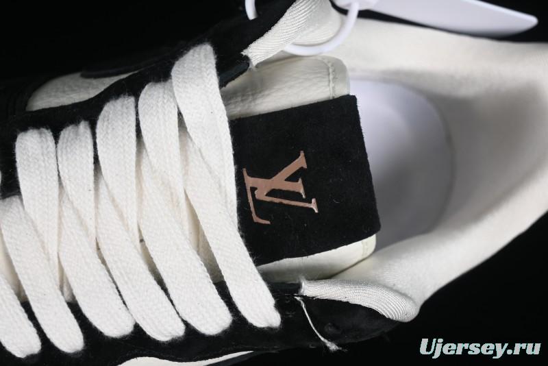 Nike Air Force 1 '07 Low LV Collaboration - Beige Black Pigskin Casual Sneakers - HD1968-010