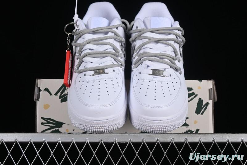 Nike Supreme x Air Force 1'07 Low "Box Logo" Camouflage Print Casual Sneakers - UP1658-595