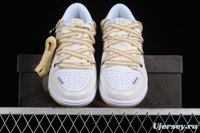 Nike Dunk Low Panda Prank Universe Exploration - Star Exploration Mocha SB Strap Low-top Casual Skate Shoes - DV0833-100